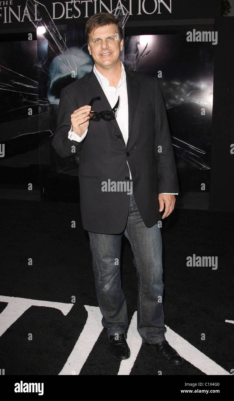 Michael V. Lewis of RealD 3D The Los Angeles Premiere of 'Final Destination' held at the Mann Village Theatre - Arrivals Stock Photo