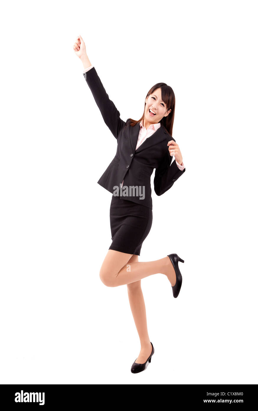 Full body of attractive business woman hi-res stock photography and ...