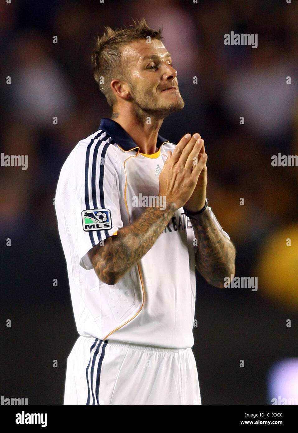 David Beckham LA Galaxy vs. Chivas USA game at the Home Depot Center