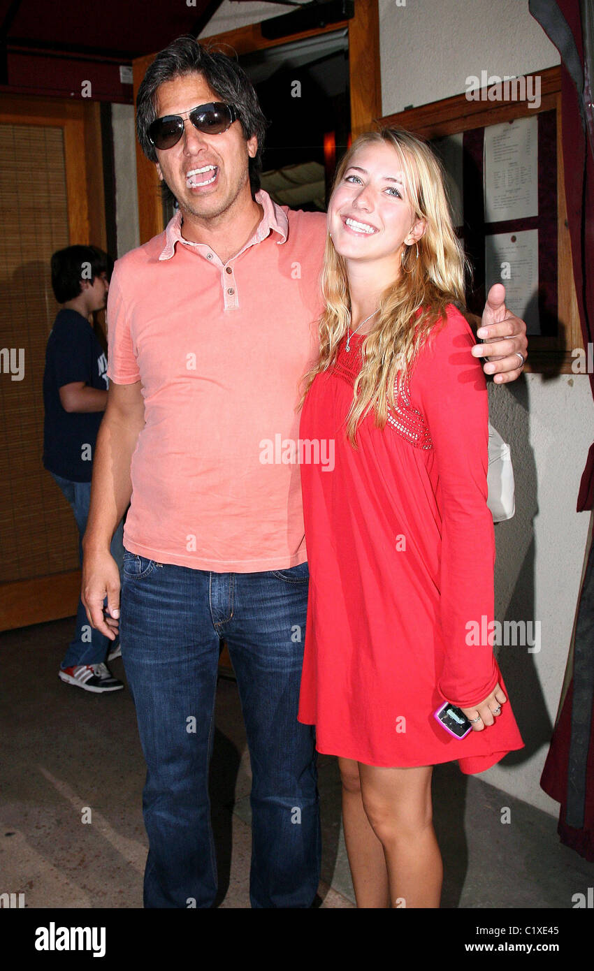 Ray Ramono leaves Nobu restaurant with his family Los Angeles