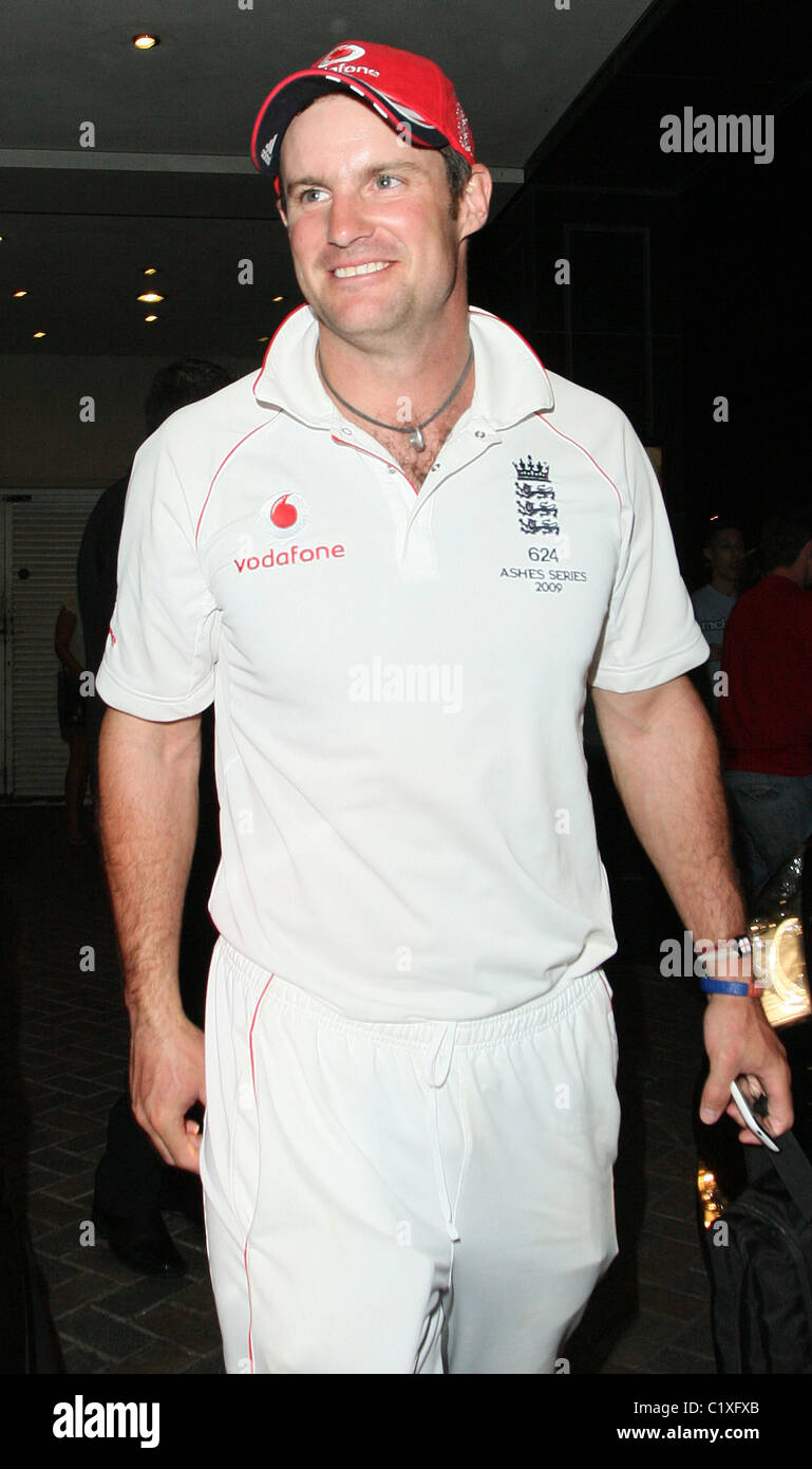 Andrew Strauss The England Cricket team celebrate their Ashes win over ...