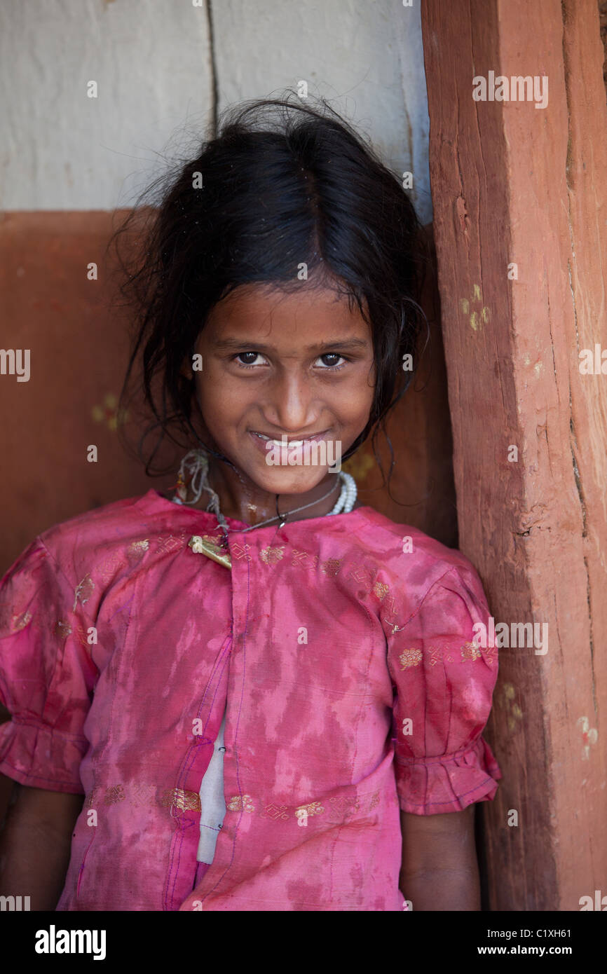 girl in Andhra Pradesh South India Stock Photo - Alamy