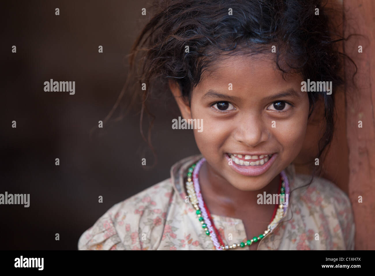 girl in Andhra Pradesh South India Stock Photo - Alamy