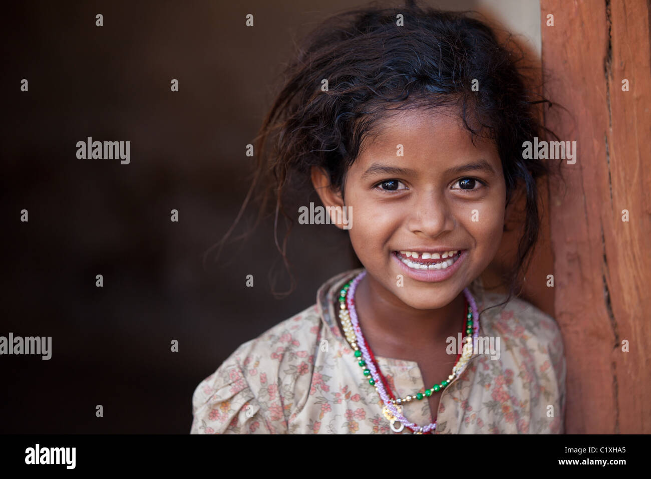 girl in Andhra Pradesh South India Stock Photo - Alamy