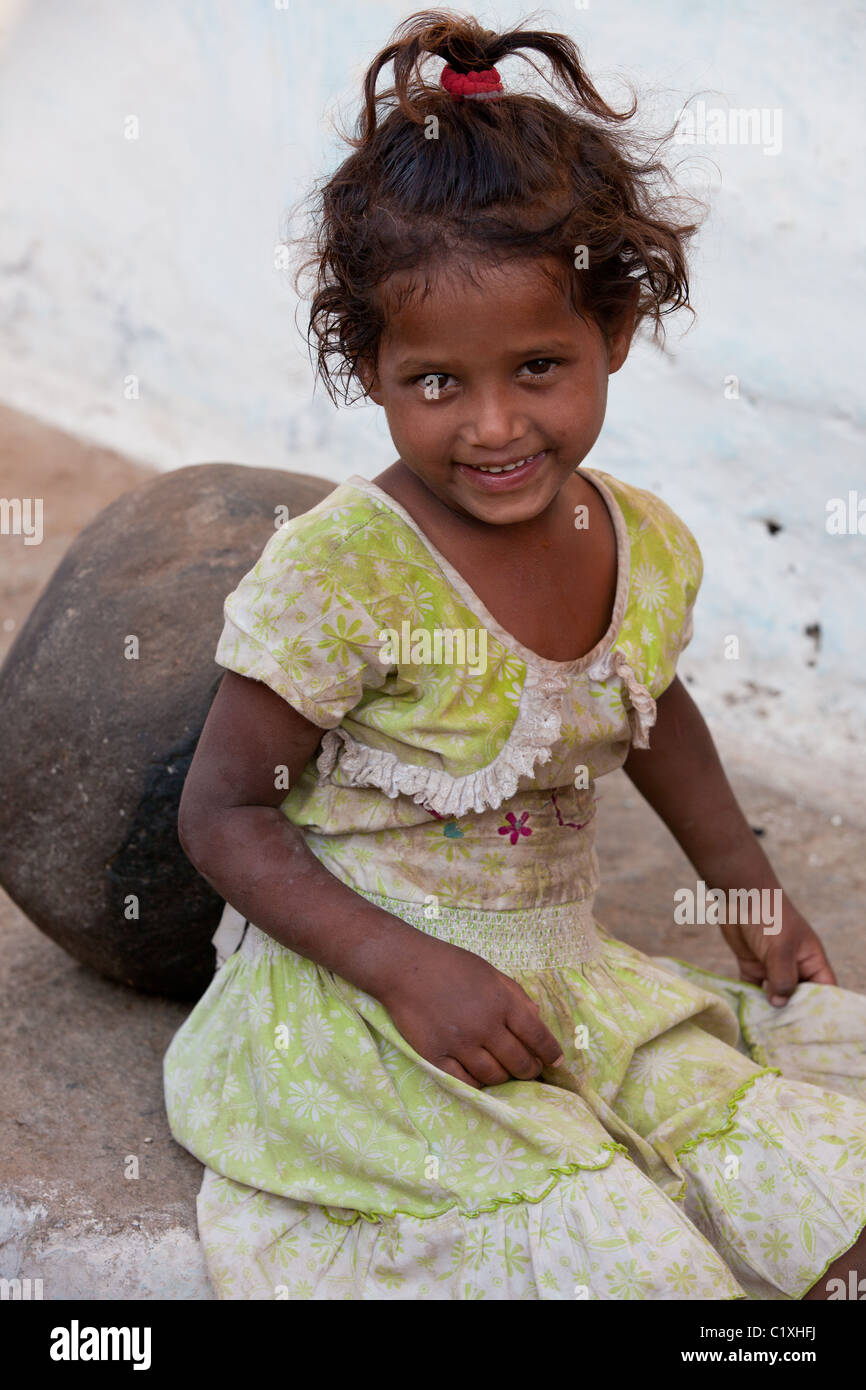 girl in Andhra Pradesh South India Stock Photo - Alamy