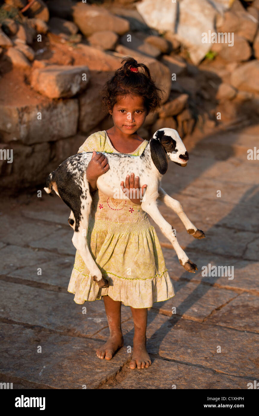 girl in Andhra Pradesh South India Stock Photo - Alamy