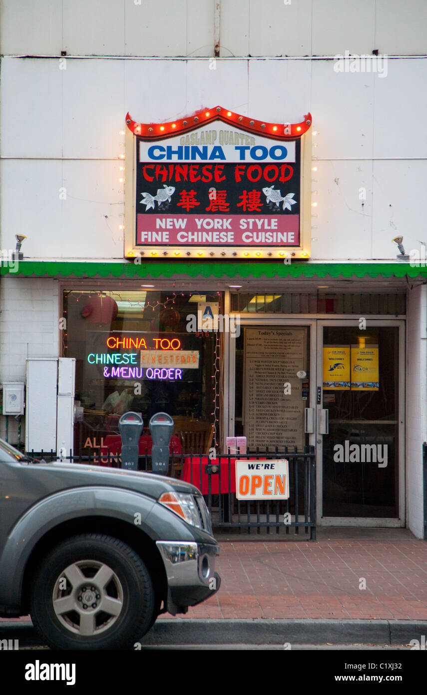 Chinese Food restaurant San Diego CA Stock Photo Alamy