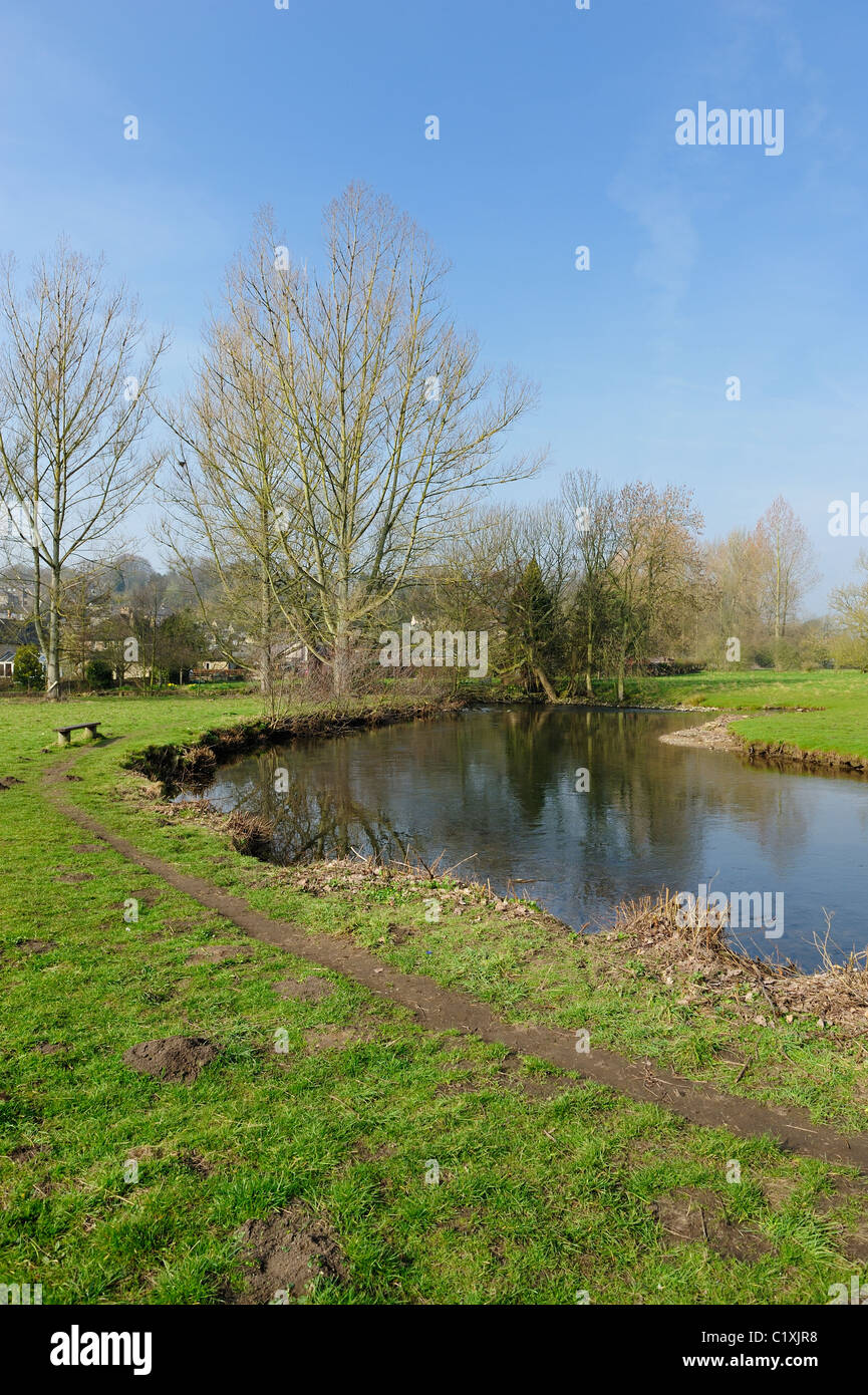 river wye bakewell Derbyshire england uk Stock Photo Alamy