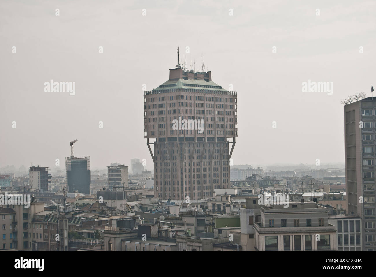 Velasca Tower; Milan, Italy Stock Photo