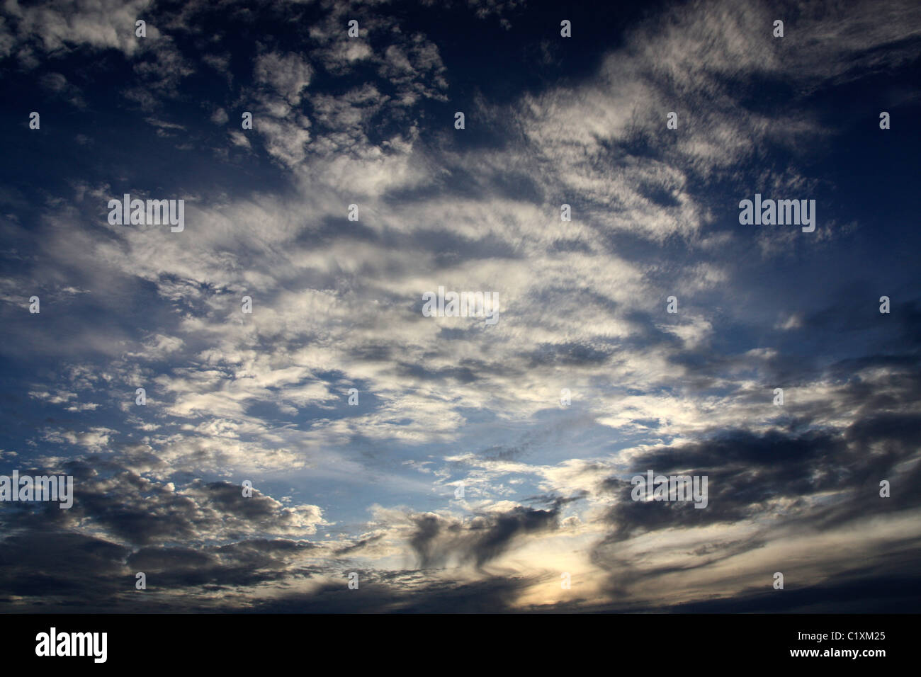 View of a dark, stormy and cloudy sky Stock Photo - Alamy