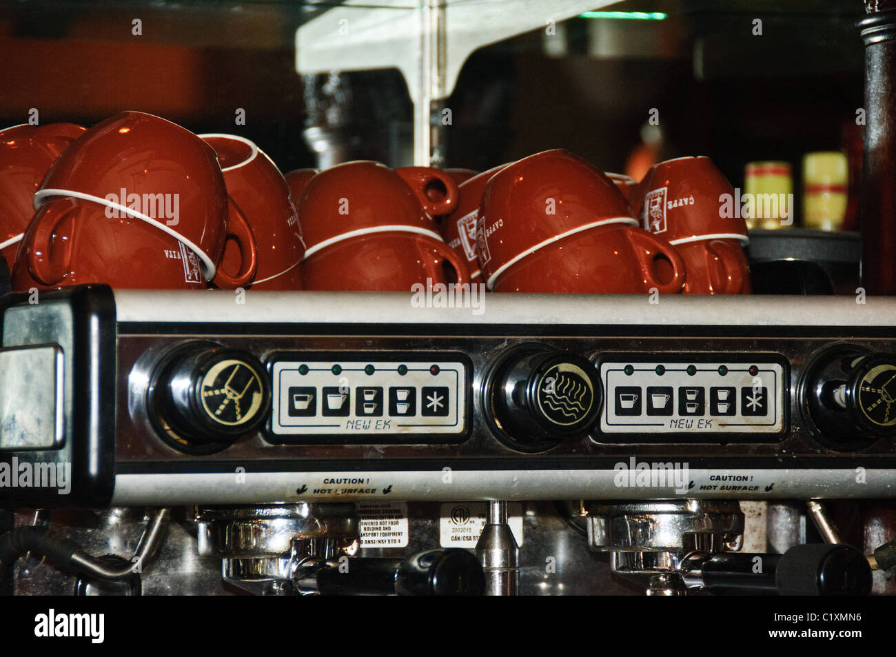 Espresso Coffee Machine, Seattle Washington Stock Photo Alamy
