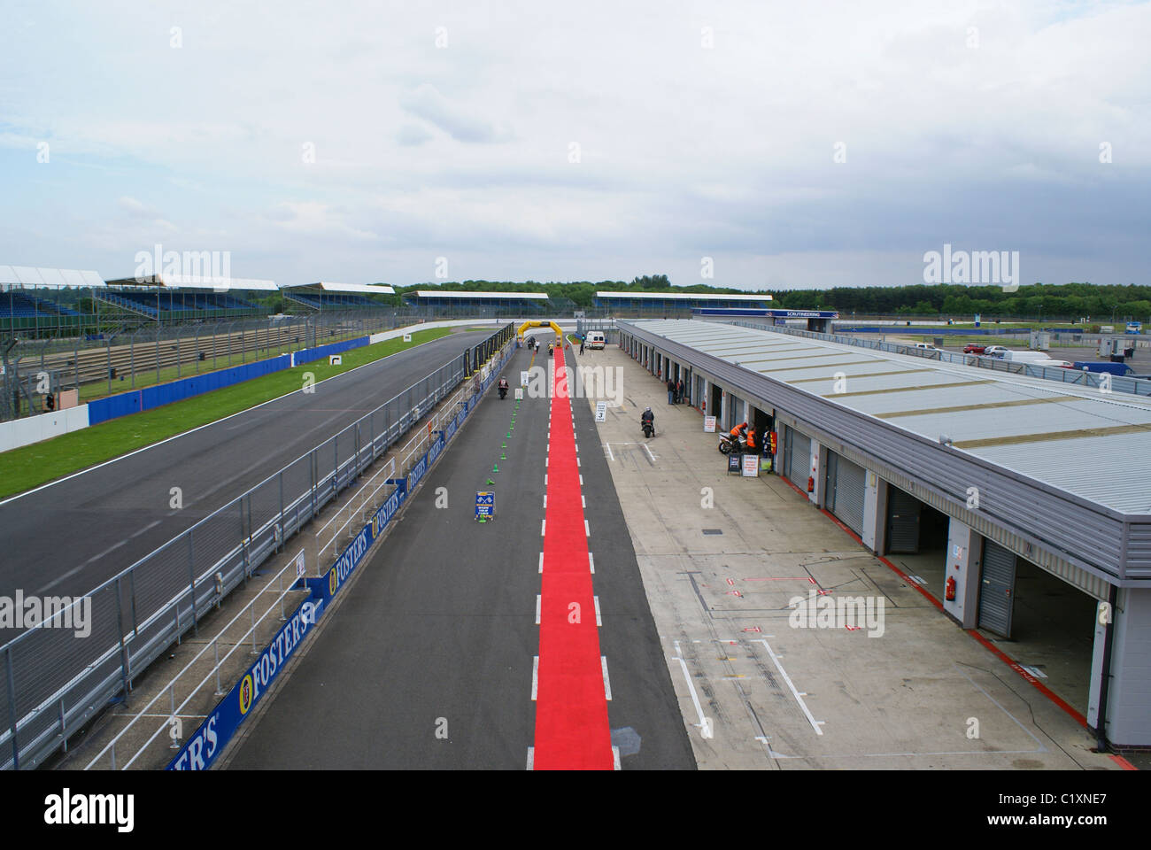 Track day at Silverstone Stock Photo Alamy