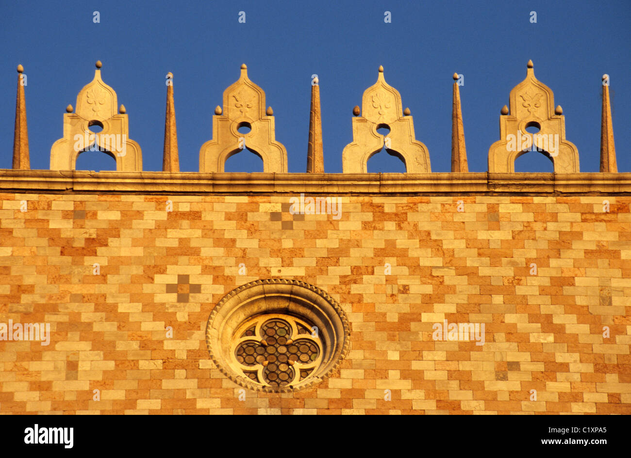 Detail of Doges Palace, Venice, Italy Stock Photo - Alamy