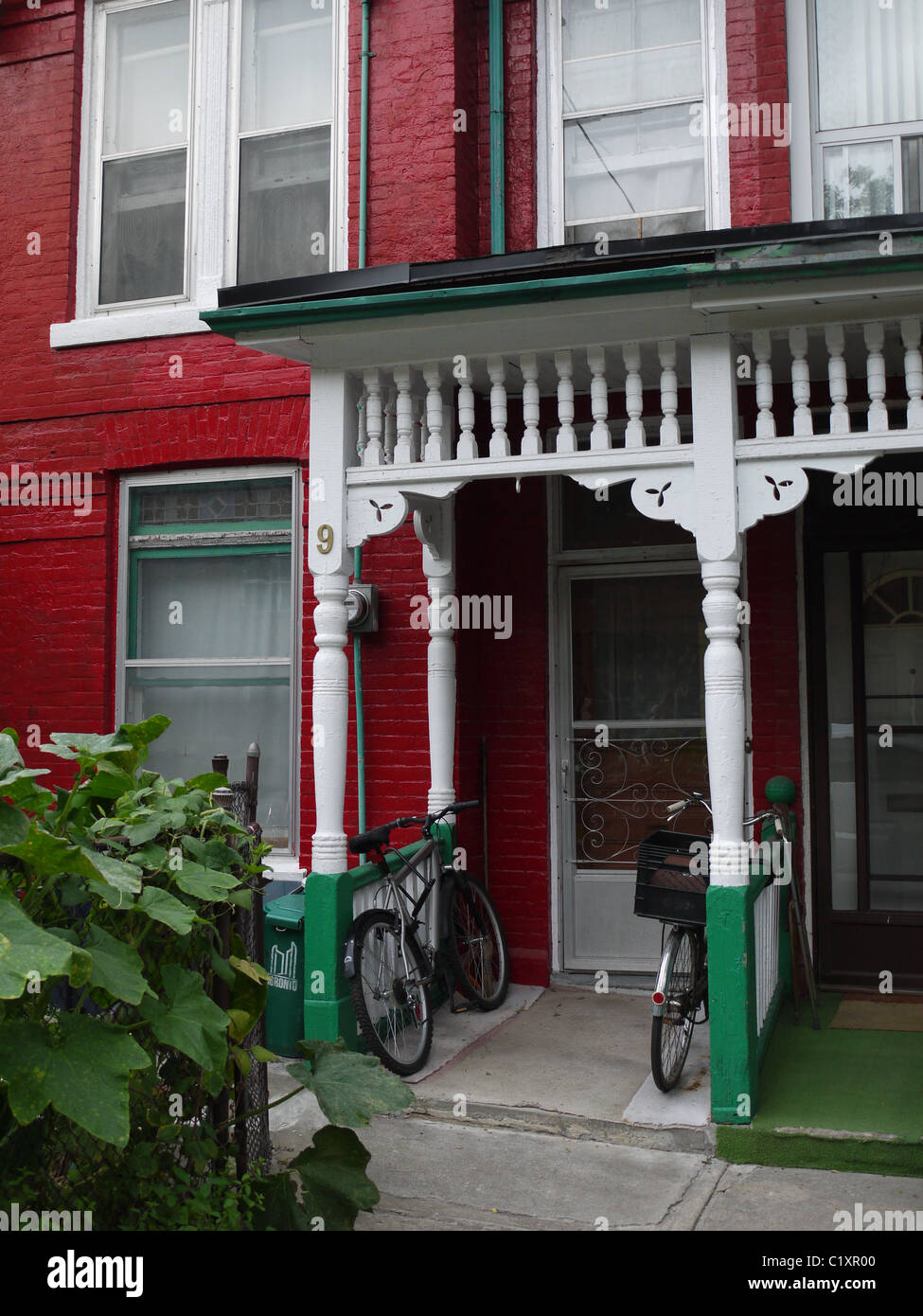 Old Victorian Houses in Downtown Toronto Stock Photo Alamy