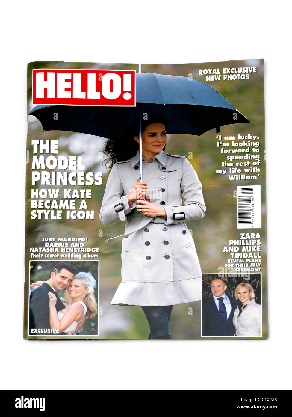 Cover of a Celebrity Gossip Magazine (Hello Magazine) Stock Photo