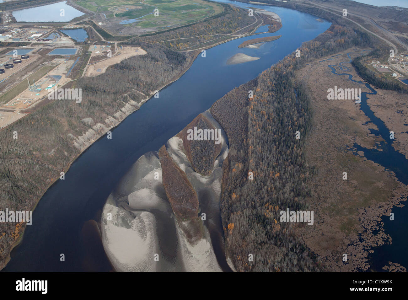 Fort McMurray Tar Sands are the largest surface oil deposits in the