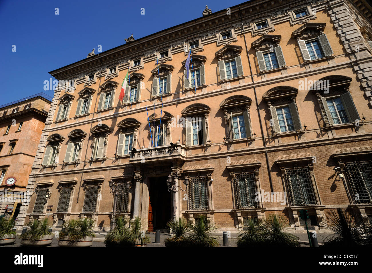 italy, rome, palazzo madama, senate, italian parliament Stock Photo
