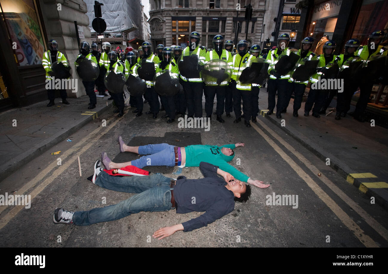 Anti-Cuts march 26/03/2011, London, UK Stock Photo