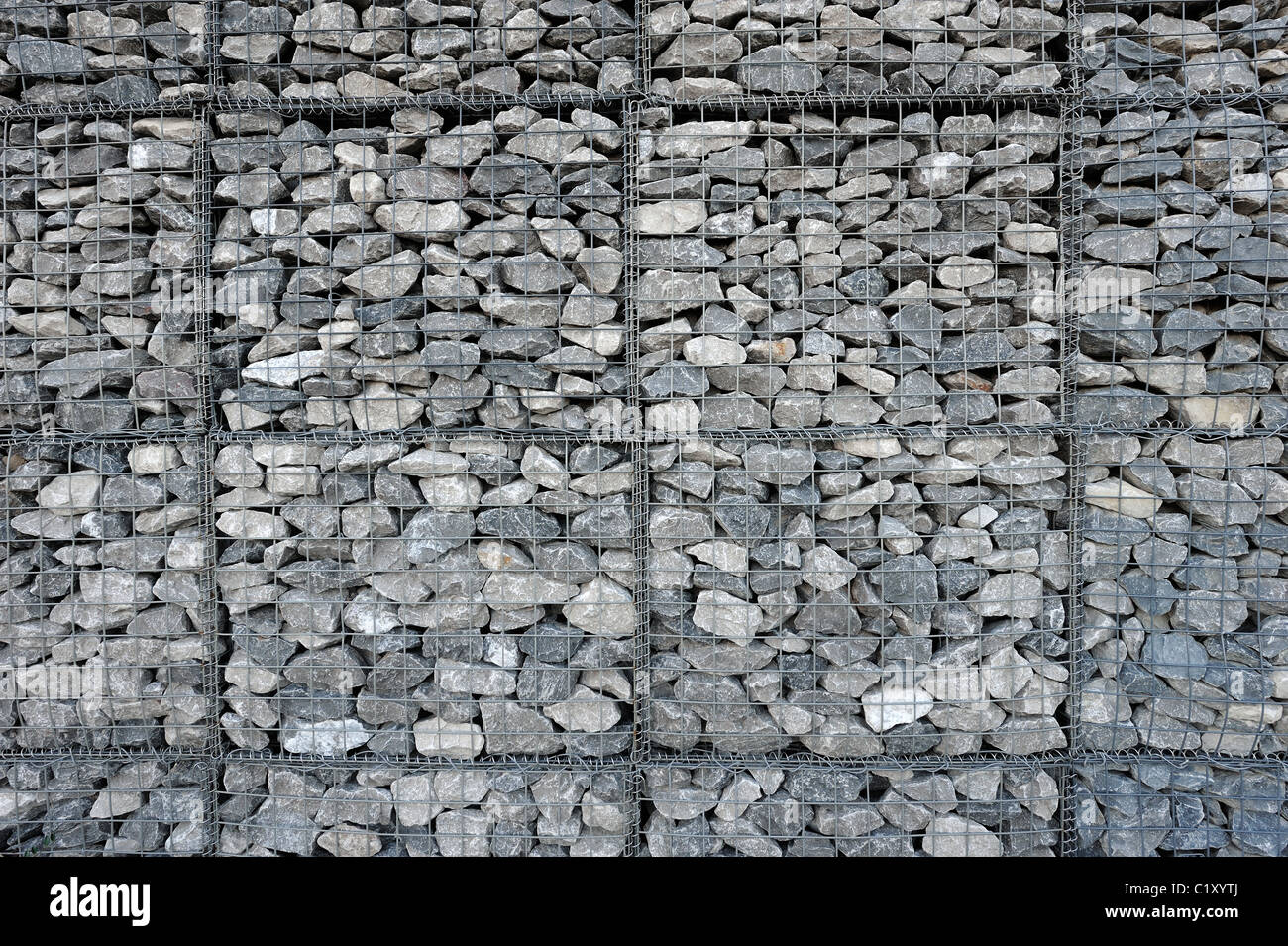 Stone gabions Stock Photo Alamy