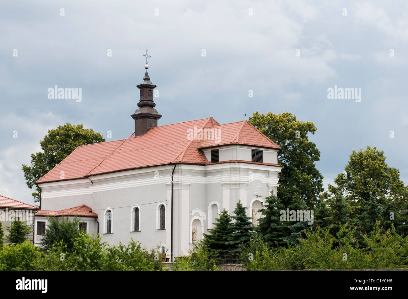 Church, Rawa Mazowiecka, Lodz Voivodship, Poland, Europe Stock Photo