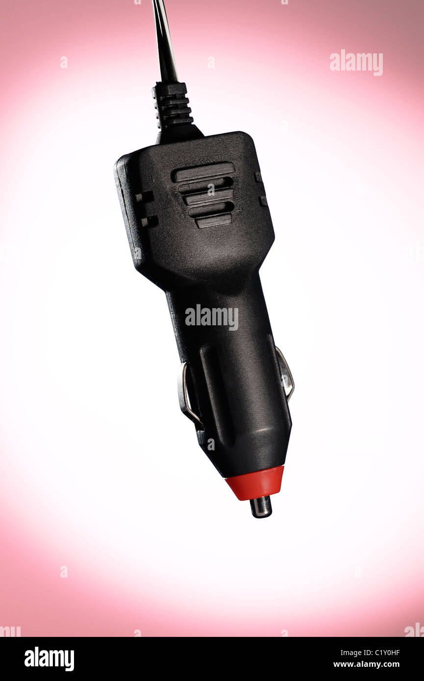 In-car charger socket Stock Photo