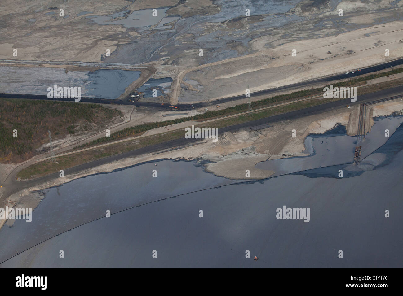 Athabasca Oil Sands in Fort McMurray, Canada is the worlds largest ...