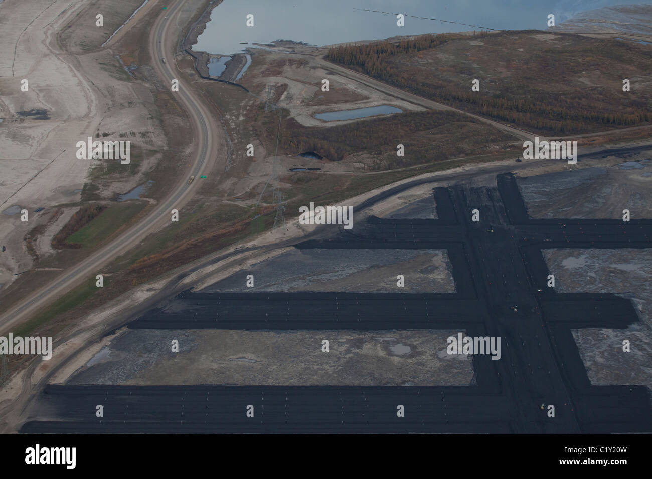 Athabasca Oil Sands in Fort McMurray, Canada is the worlds largest ...