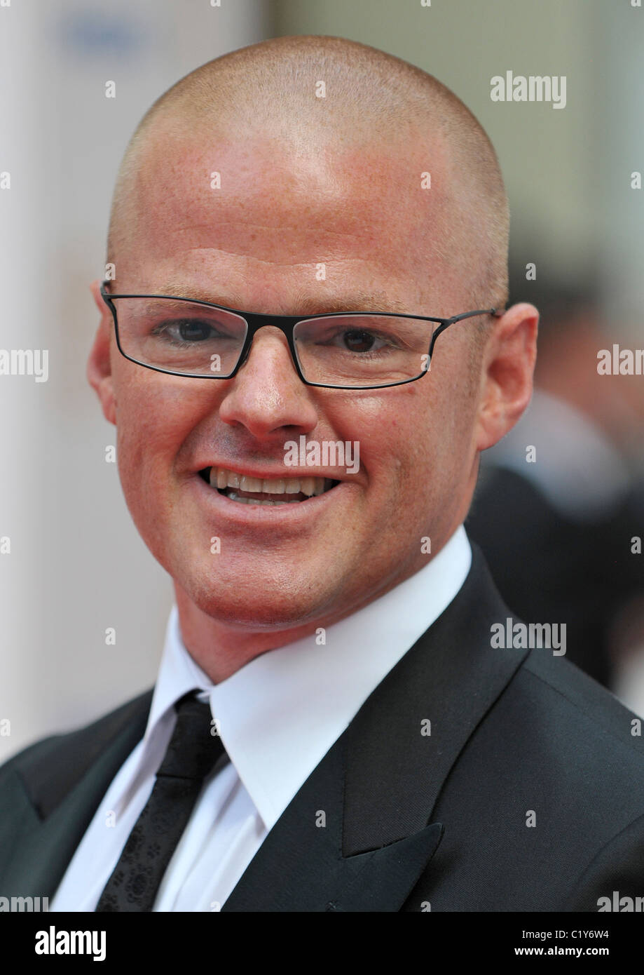 Heston Blumenthal at the 2010 Philips BAFTA awards held in London Stock