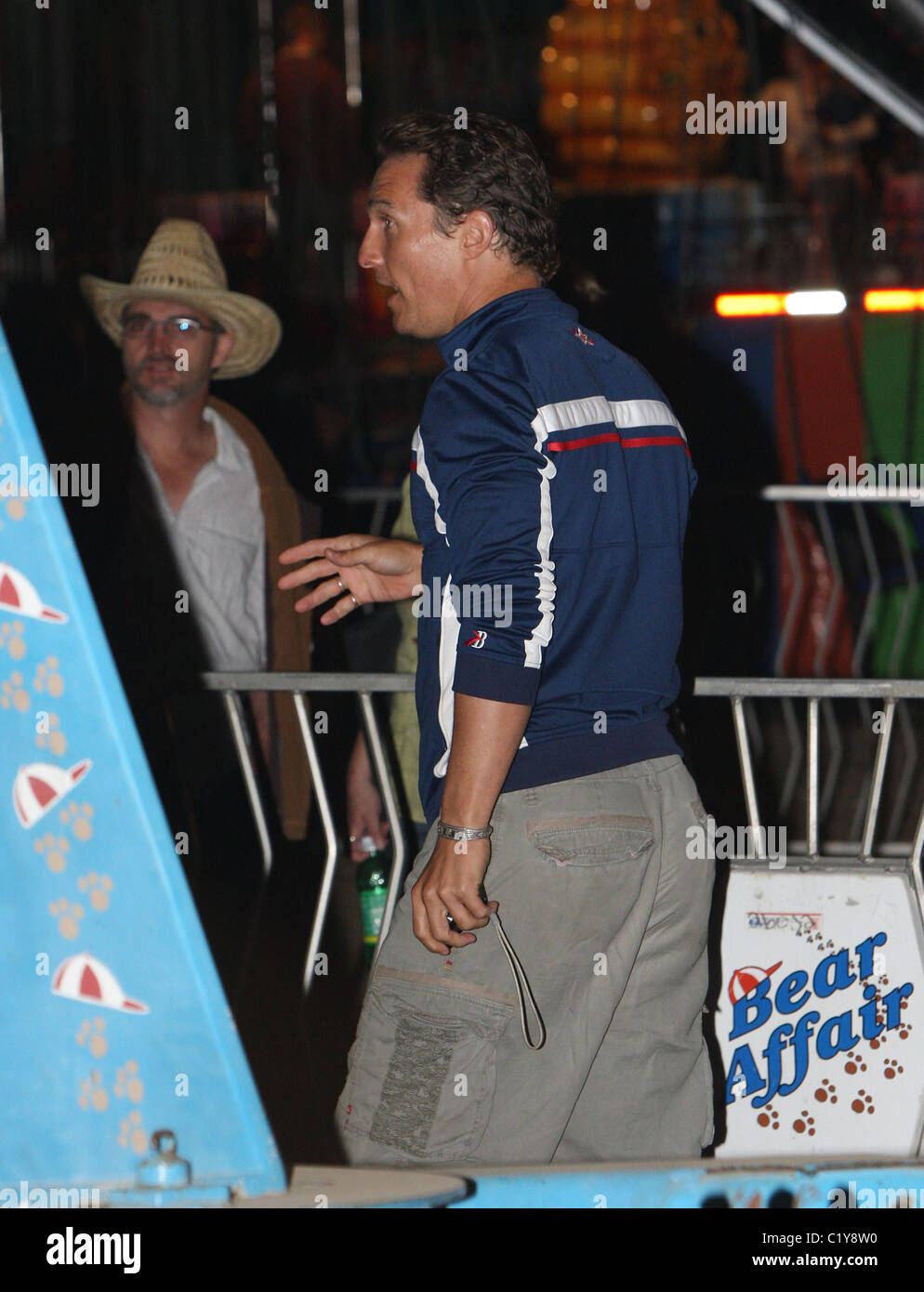 Matthew McConaughey visits Malibu Carnival with his family Malibu