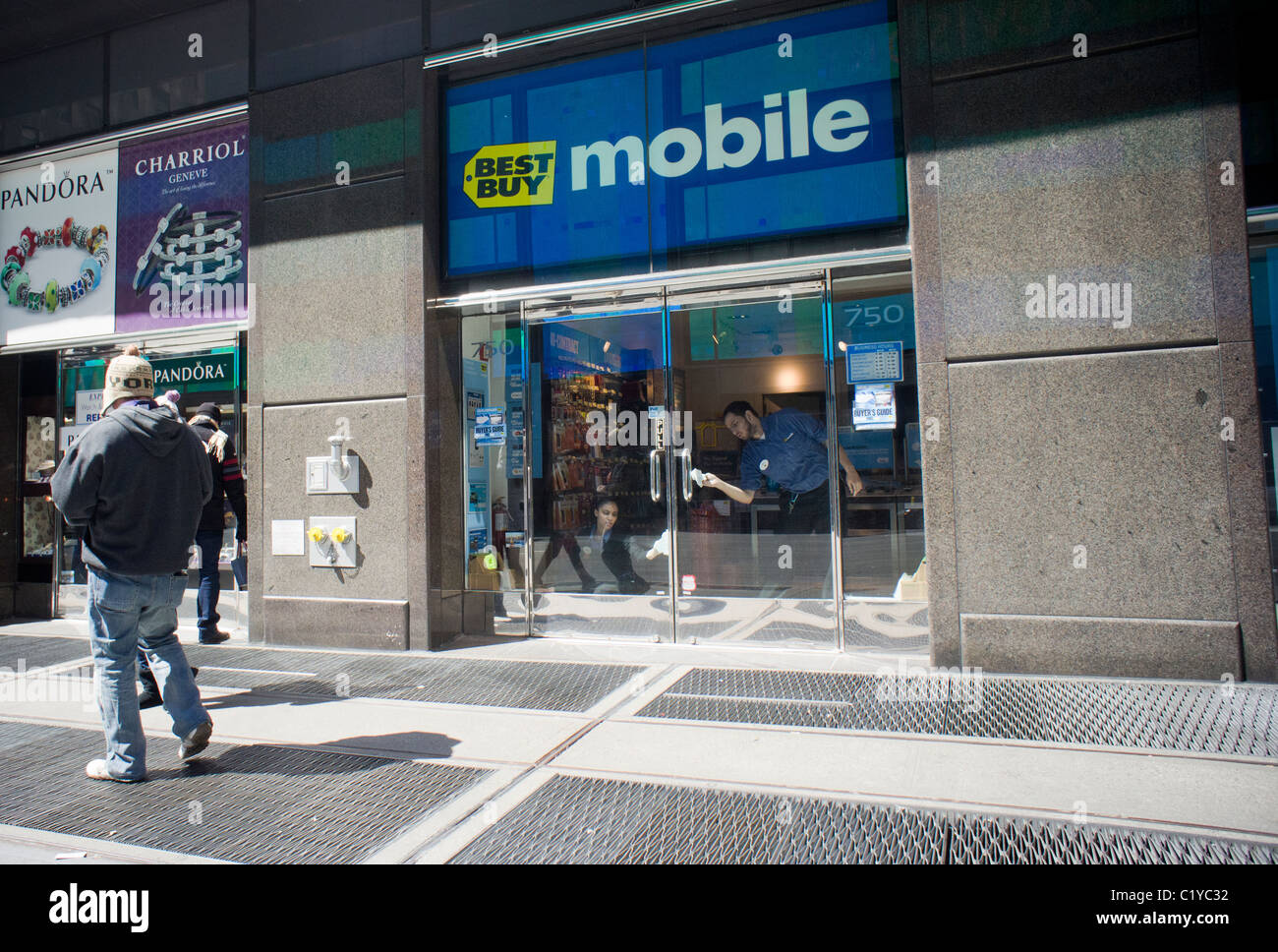 A Best Buy mobile phone store in Midtown Manhattan in New York on