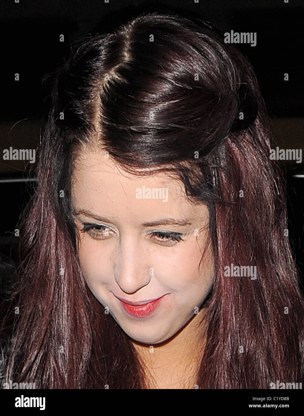 Peaches Geldof arrives back at her hotel, having spent the evening at