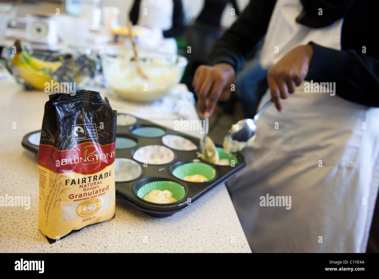 cooking fairtrade 'fair trade' products Stock Photo