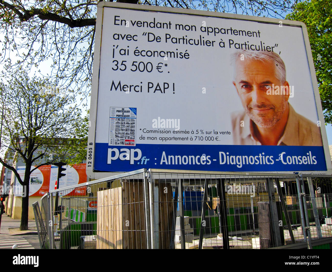 Paris, France, French Advertising, Outdoor Street Posters, Billboards