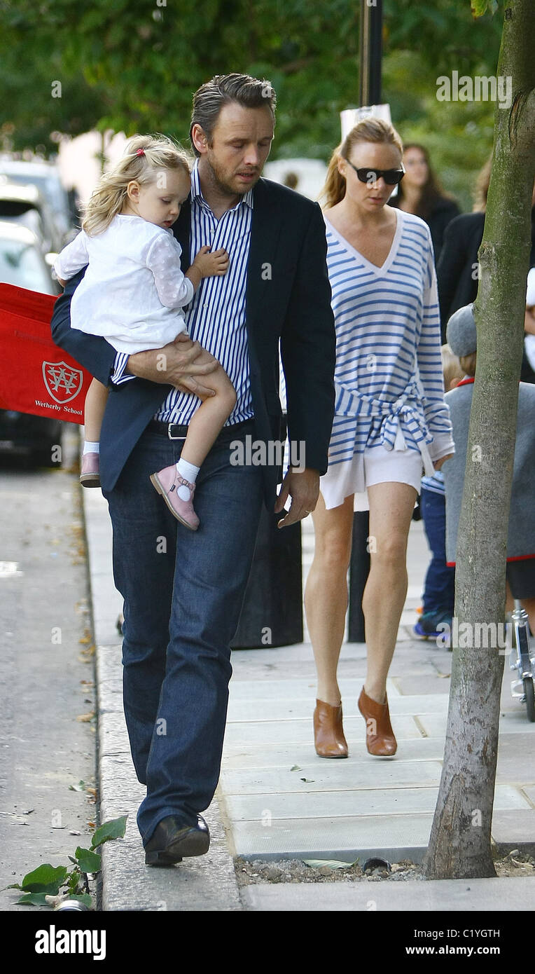 Stella McCartney and Alasdhair Willis taking their daughter Bailey