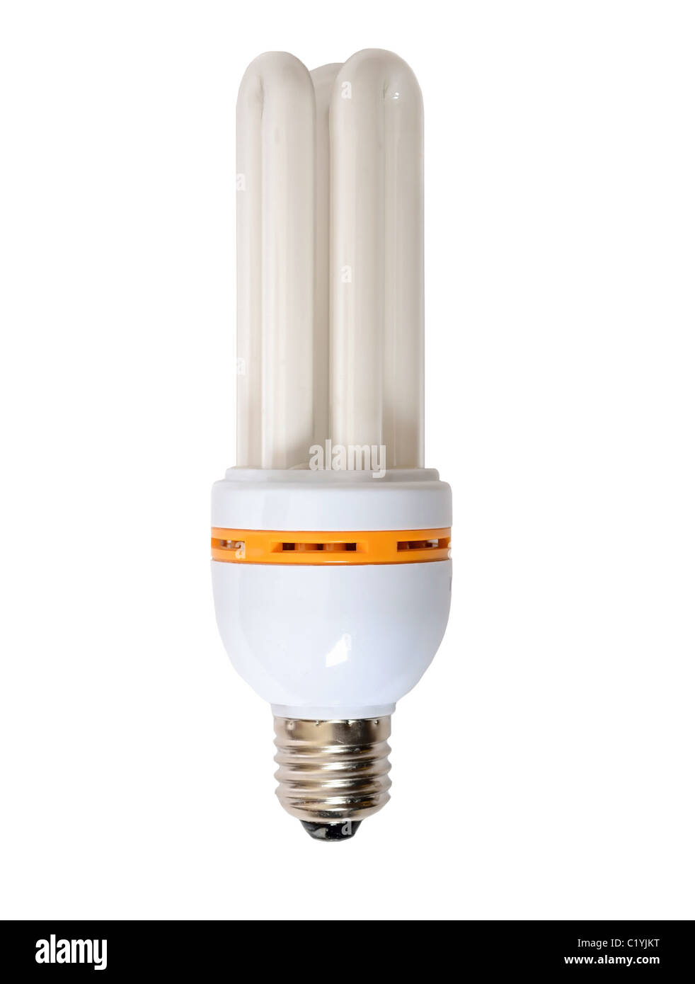 Energy saving light bulb Stock Photo