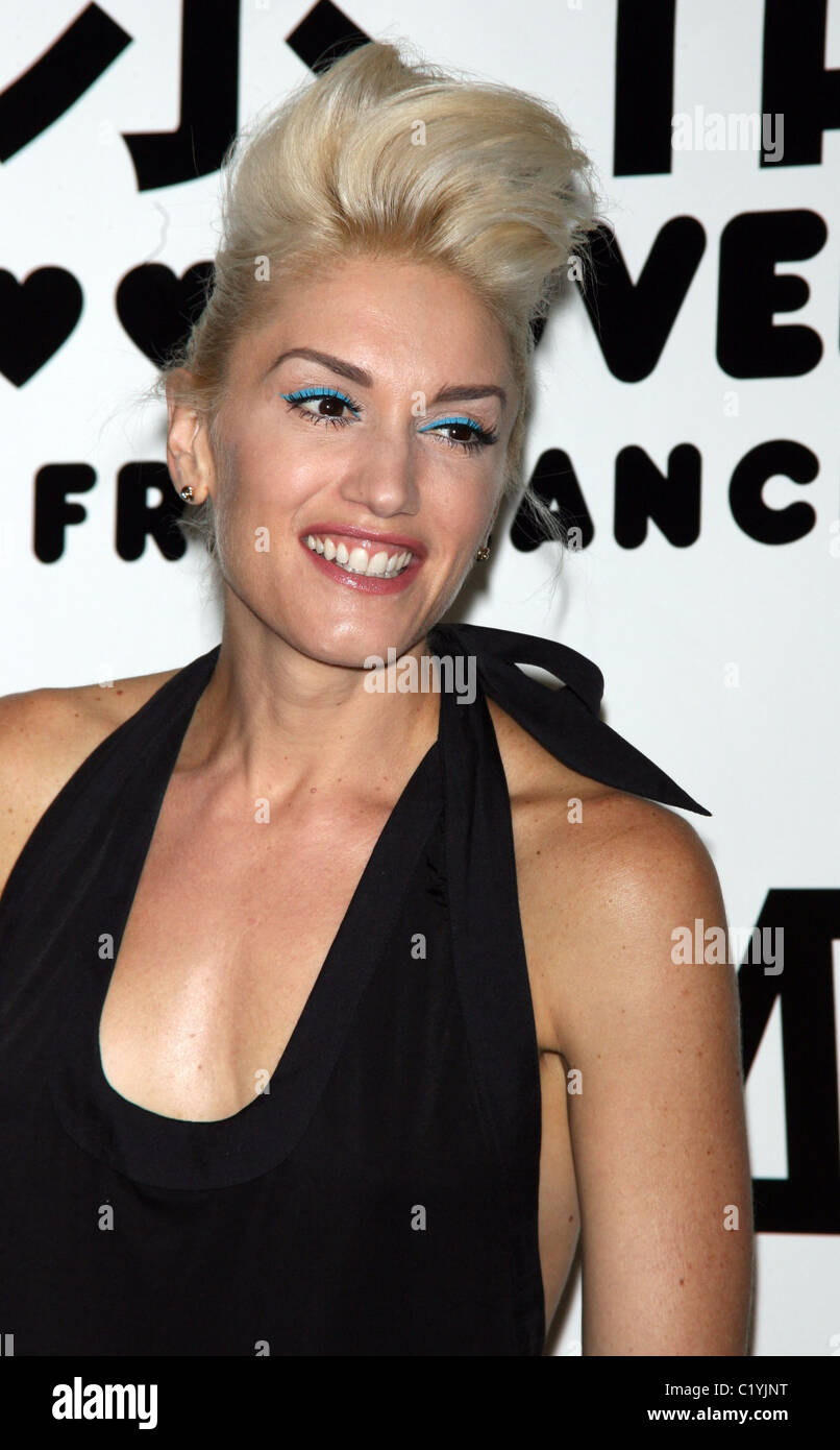 Gwen Stefani at the L.A.M.B Fashion presentation at Bloomingdale's New