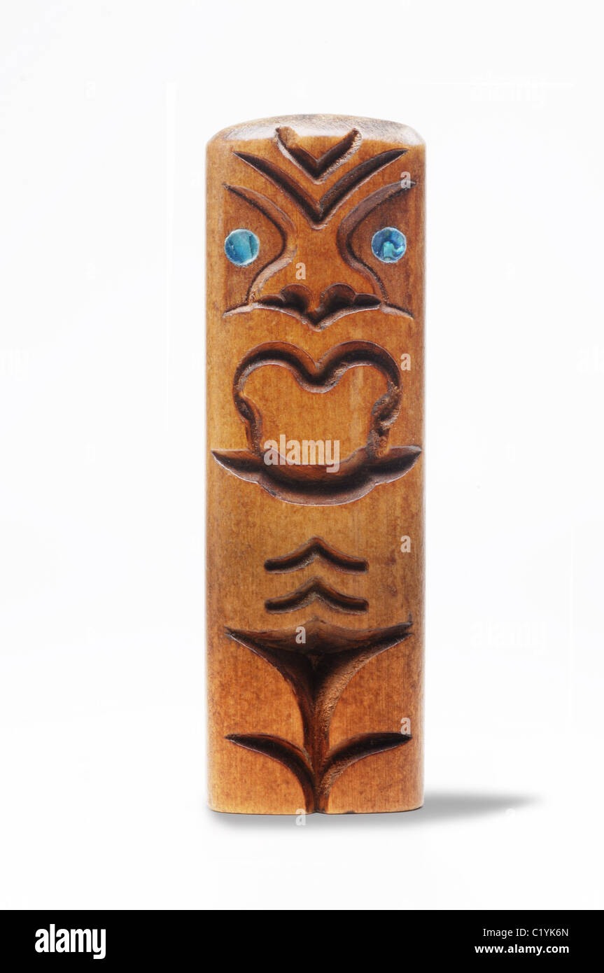 Maori Tiki - John Gollop Stock Photo