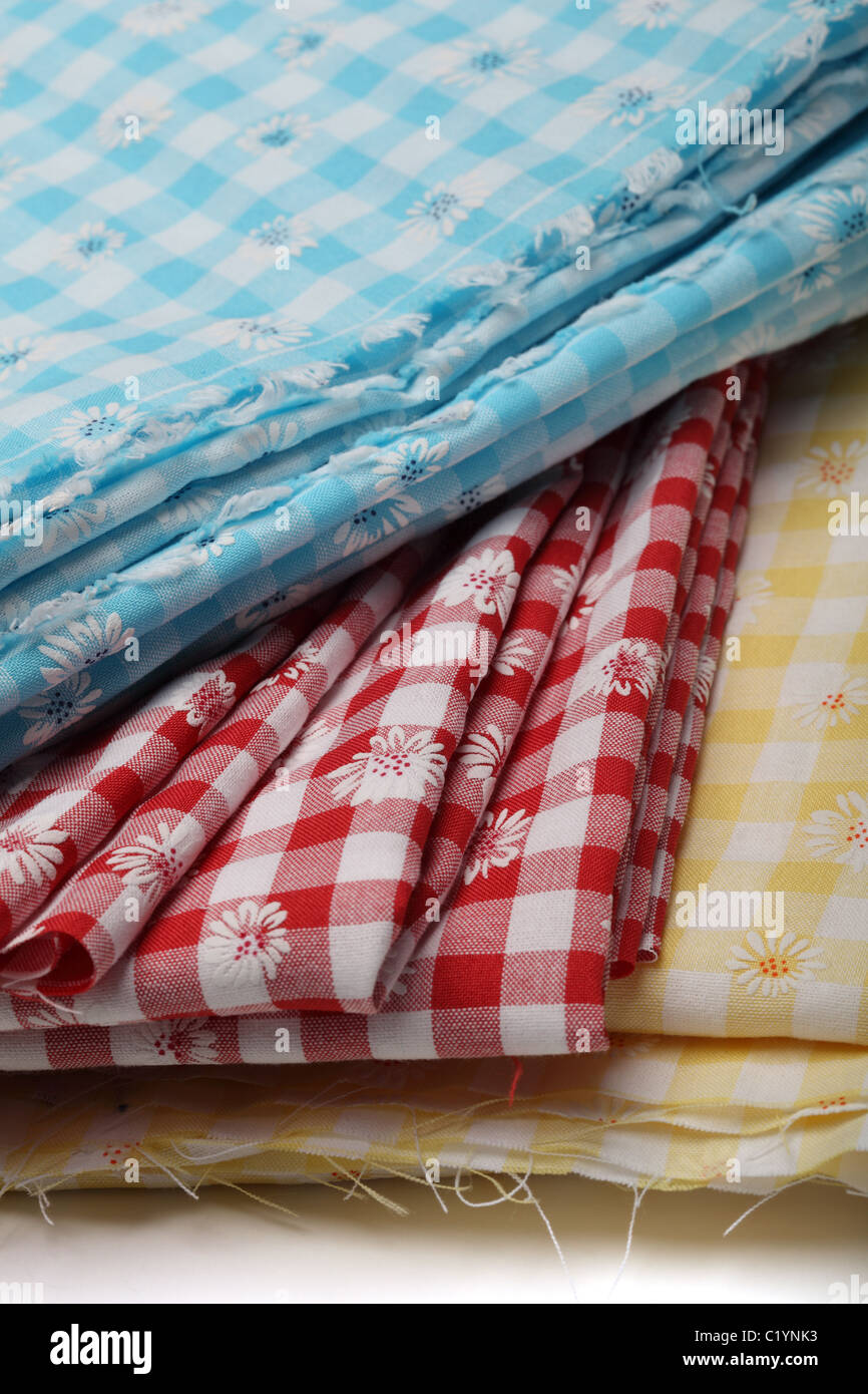 fabric tablecloths textile Stock Photo Alamy