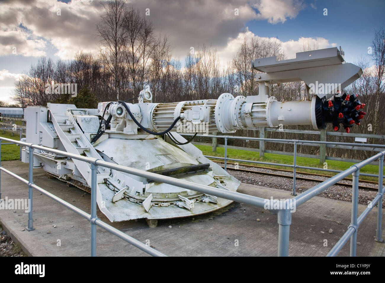 'Heliminer' machine used to cut underground roadway for Coal mining at