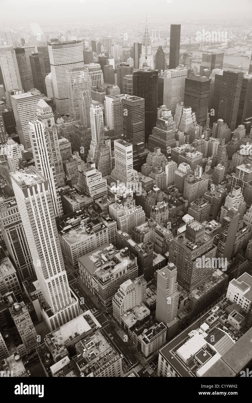 New york city black and white hi contrast Stock Photo by ©UTBP