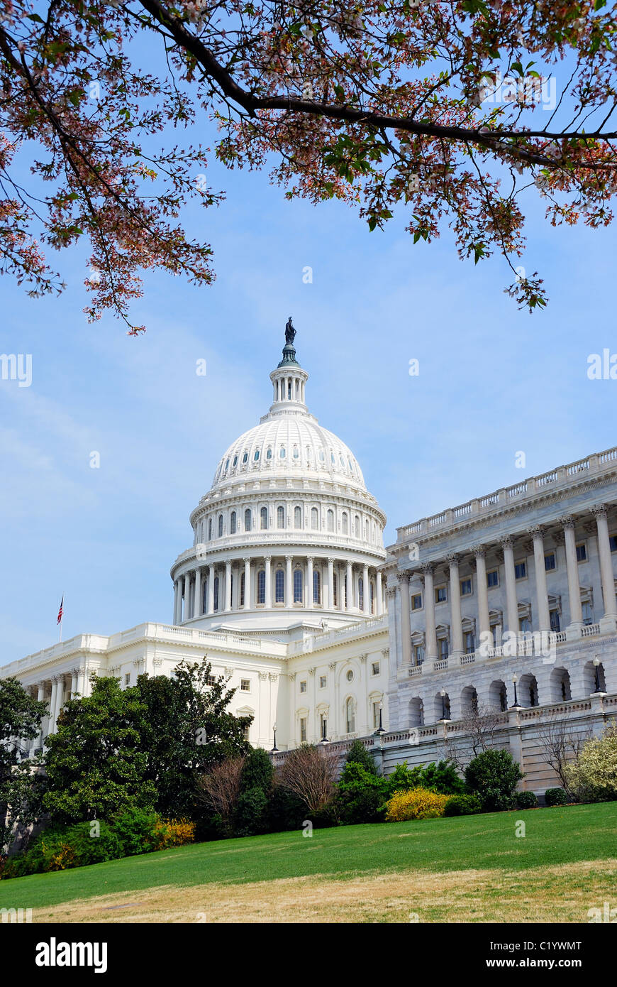 Capitol Hill, Government Building, Washington DC Stock Photo