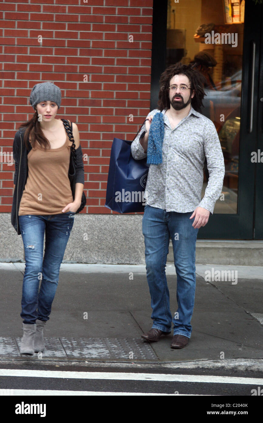 Emmy Rossum out with her boyfriend Adam Duritz from the Counting Crows New  York City, USA - 12.09.09 Pop Stock Photo - Alamy
