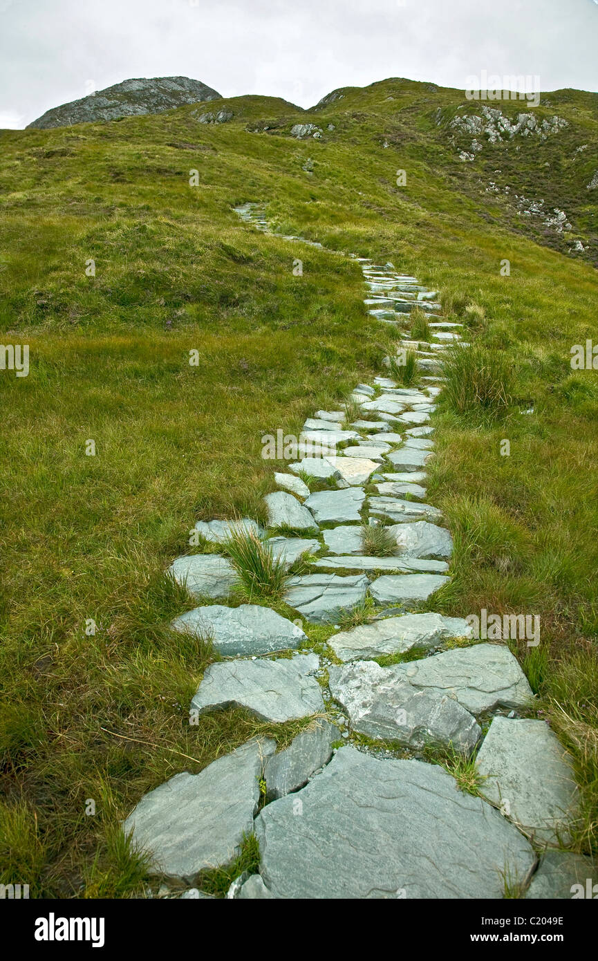 Landscape in Connemara Ireland Stock Photo