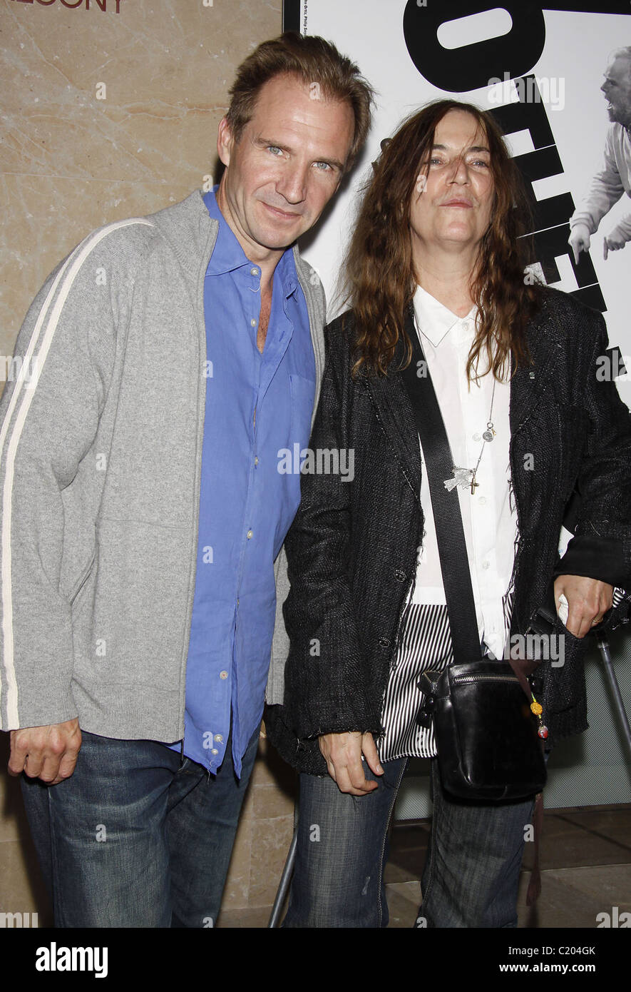Ralph Fiennes And Patti Smith The Public Theater And Labyrinth Stock Photo Alamy