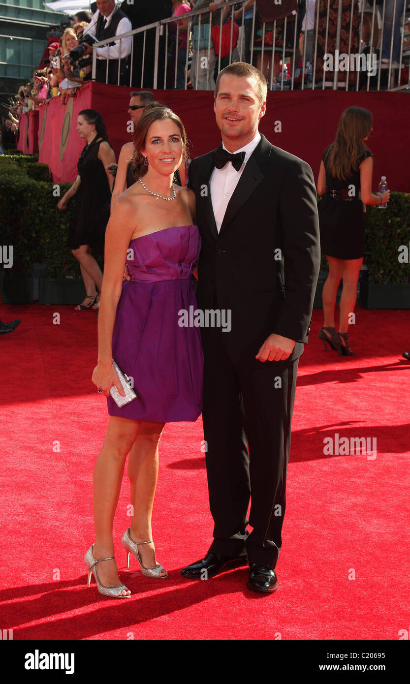 Chris O'Donnell and Caroline Fentress 61st Primetime Emmy Awards held