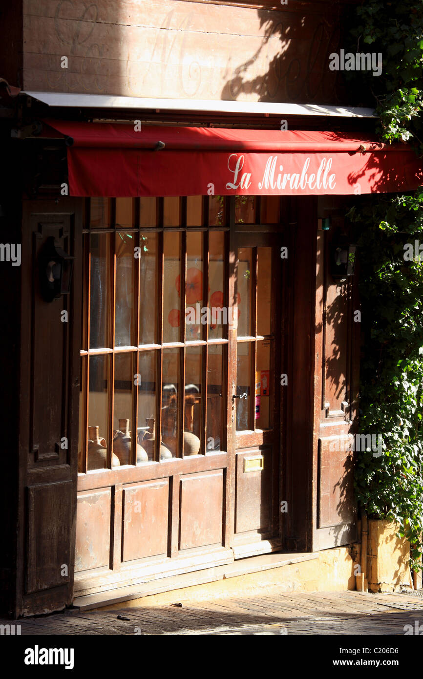 Street in Cannes Le Suquet Stock Photo