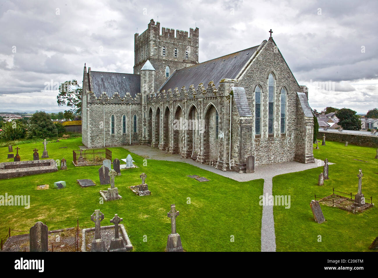 St. Brigid's Cathedral Kildare Ireland Stock Photo