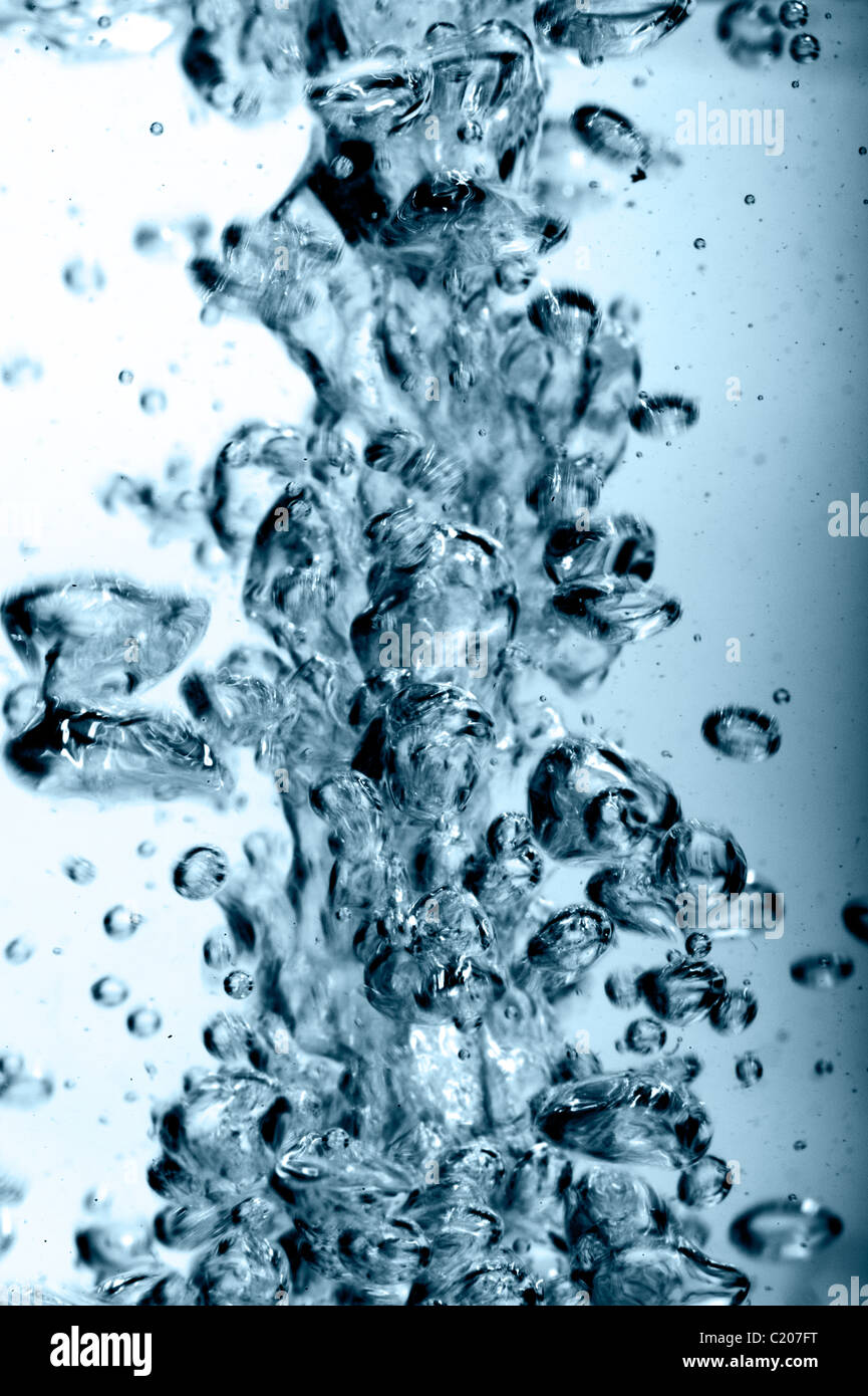 Air bubbles in water Stock Photo - Alamy