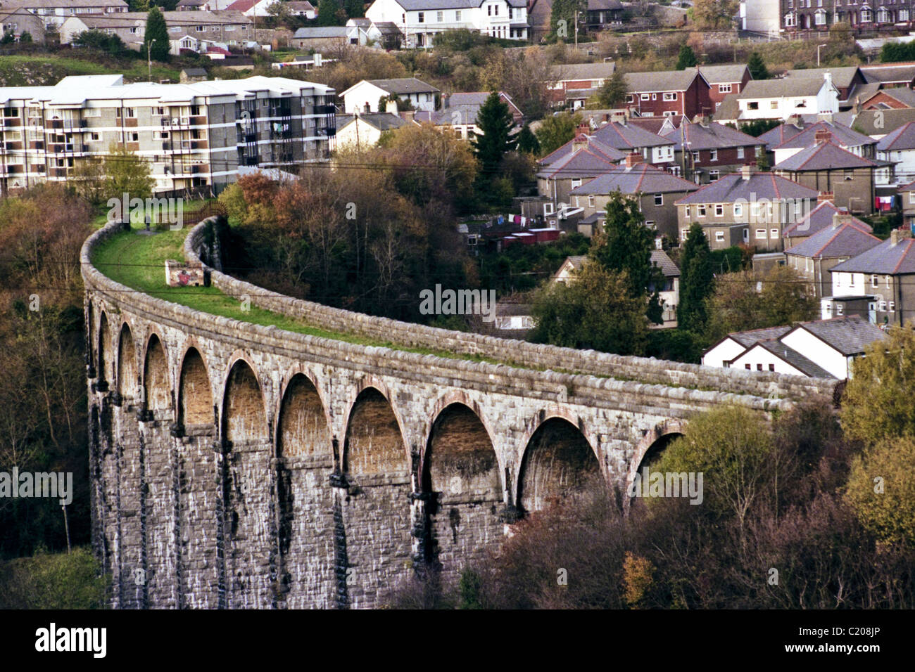 Cefn Coed Viaduct built in 1866 Merthyr Tydfil South Wales Valleys UK Stock Photo