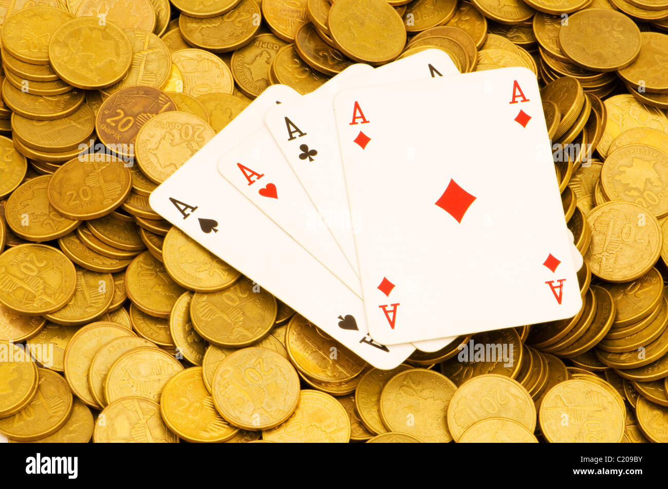 Four quarter coins hi-res stock photography and images - Alamy